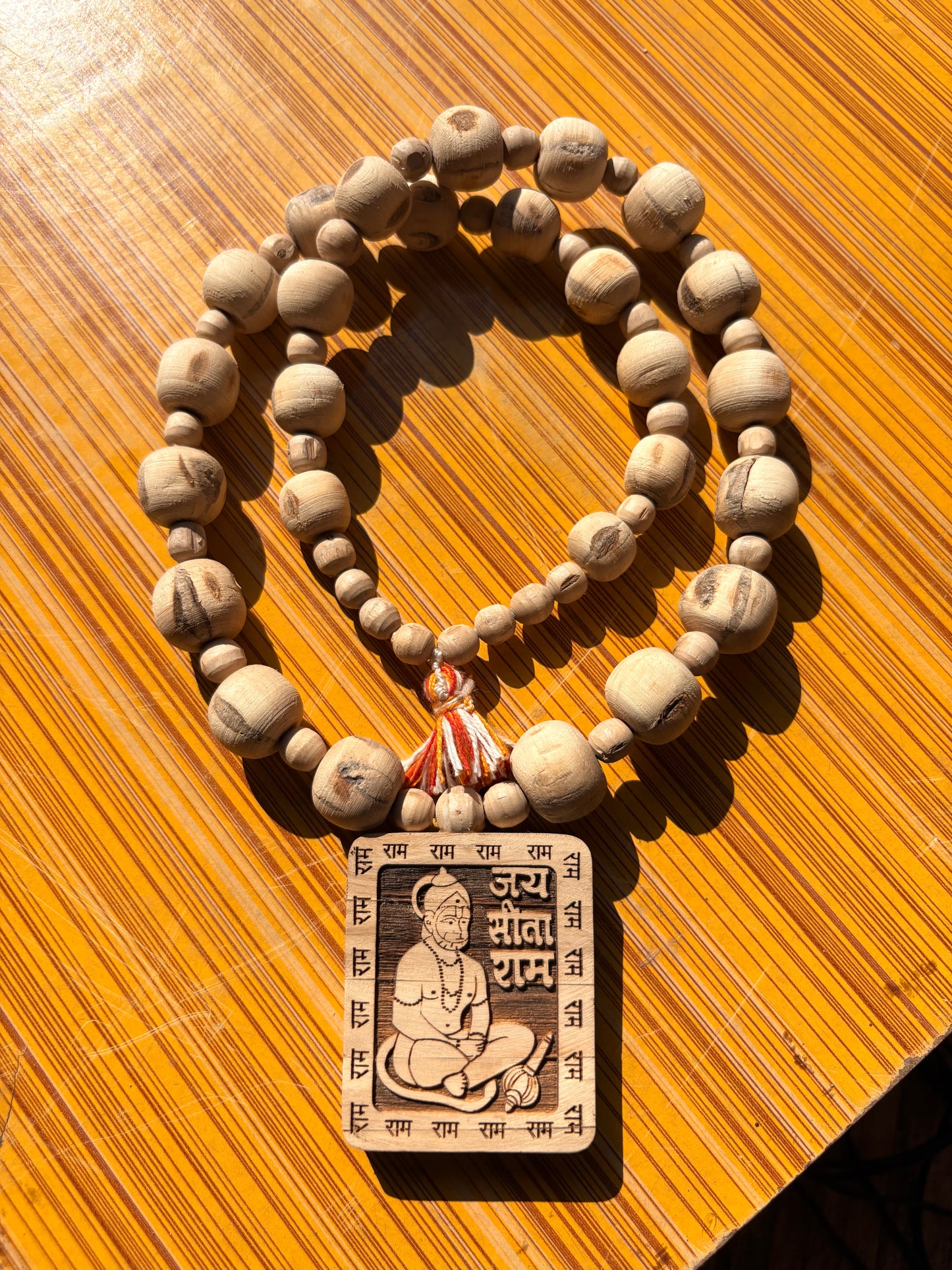 Big size pure tulsi mala & Big size Hanuma ji ka locket