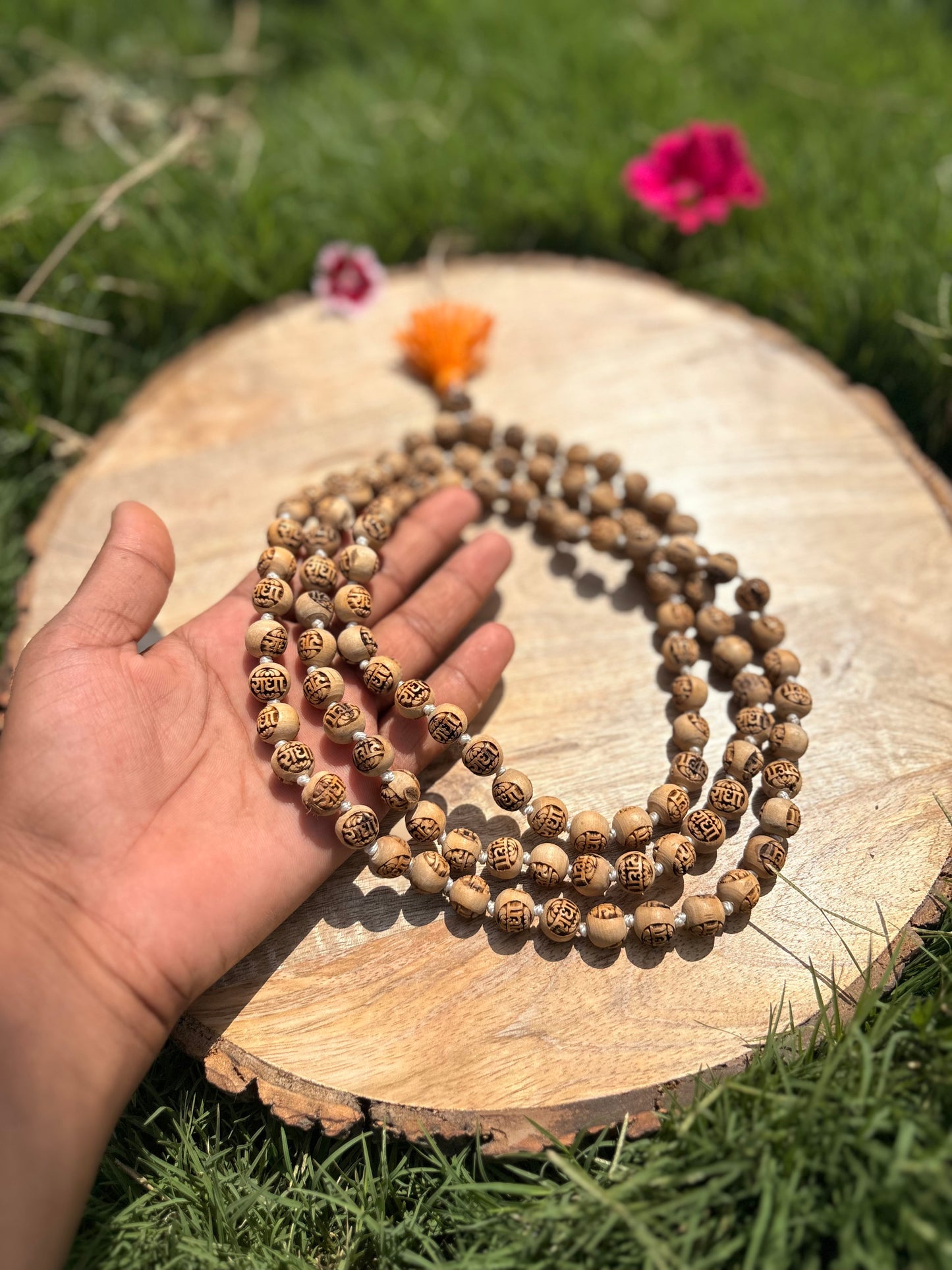 108+1 Radha name Pure Tulsi japa mala