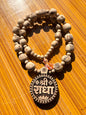 Big size pure tulsi mala & Big size Shree Radha naam locket