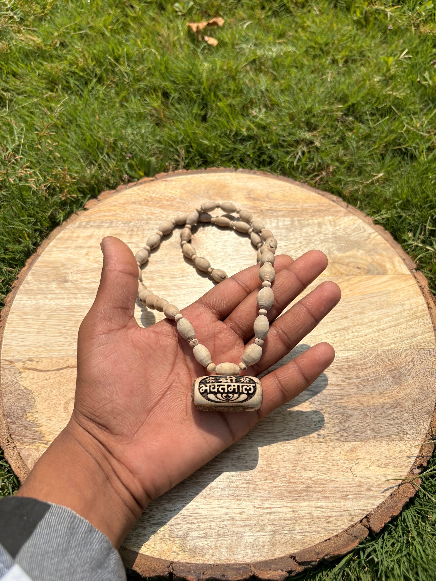 1 Pure Tulsi se nirmit mala & pure Tulsi se nirmit Shree bhaktmal locket