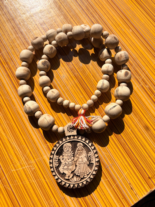 Big Size Pure Tulsi mala & Big size Pure Tulsi locket