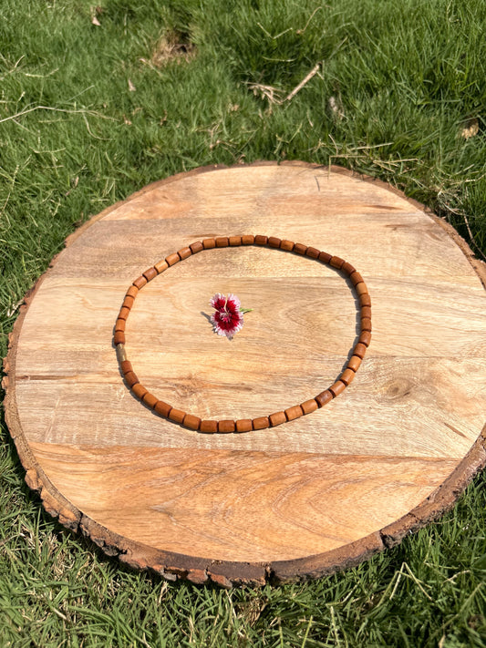 1 Round Long beats Brown Ghee Dip pure Tulsi se nirmit mala