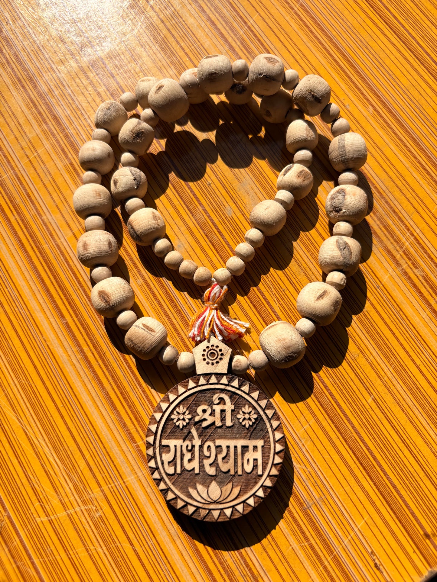 Big size pure tulsi mala & Big size pure Tulsi locket Shree Radheshyam